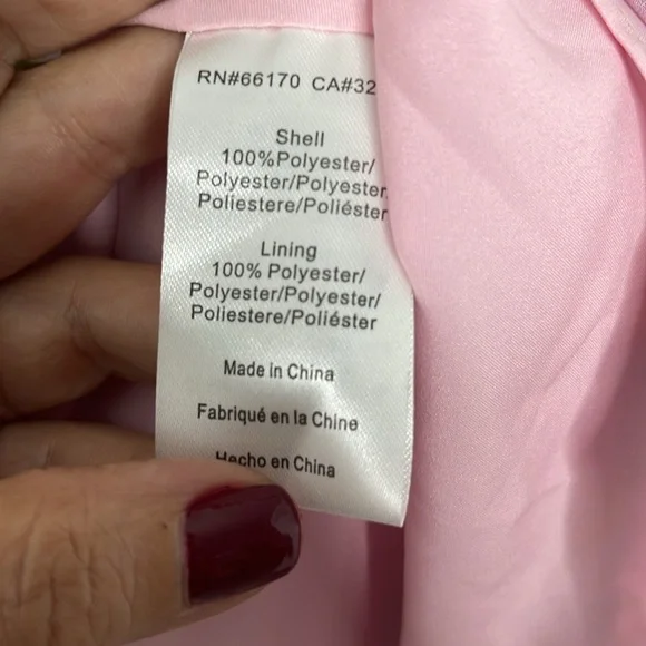 Hutch Floral Printed Ruffled Long Puff Sleeve Pink Mini V Neck Dress Size 10 New - Picture 6 of 9